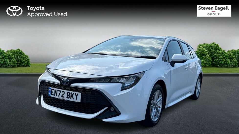 Toyota Corolla 1.8 Vvt-h Icon Touring Sports Hybrid Cv EN72BKY White #3