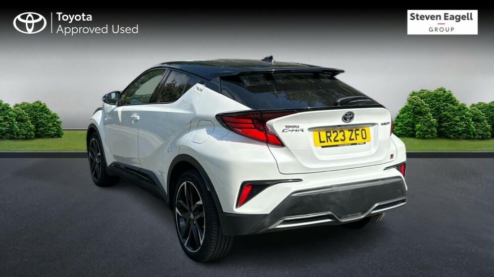 Toyota C-Hr 1.8 Vvt-h Gr Sport Suv Hybrid Cvt Euro LR23ZFO White #4