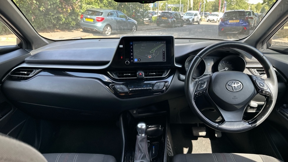 Toyota C-Hr 1.8 Vvt-h Gr Sport Suv Hybrid Cvt Euro LR23ZFO White #6