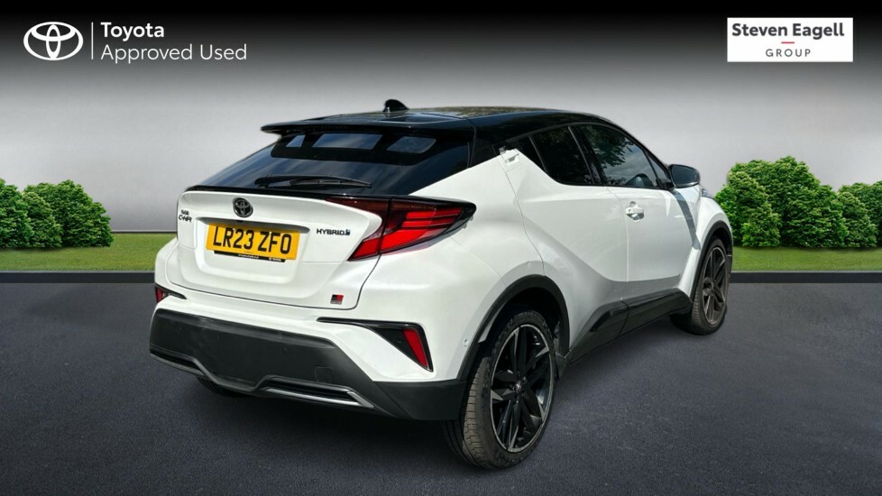 Toyota C-Hr 1.8 Vvt-h Gr Sport Suv Hybrid Cvt Euro LR23ZFO White #2