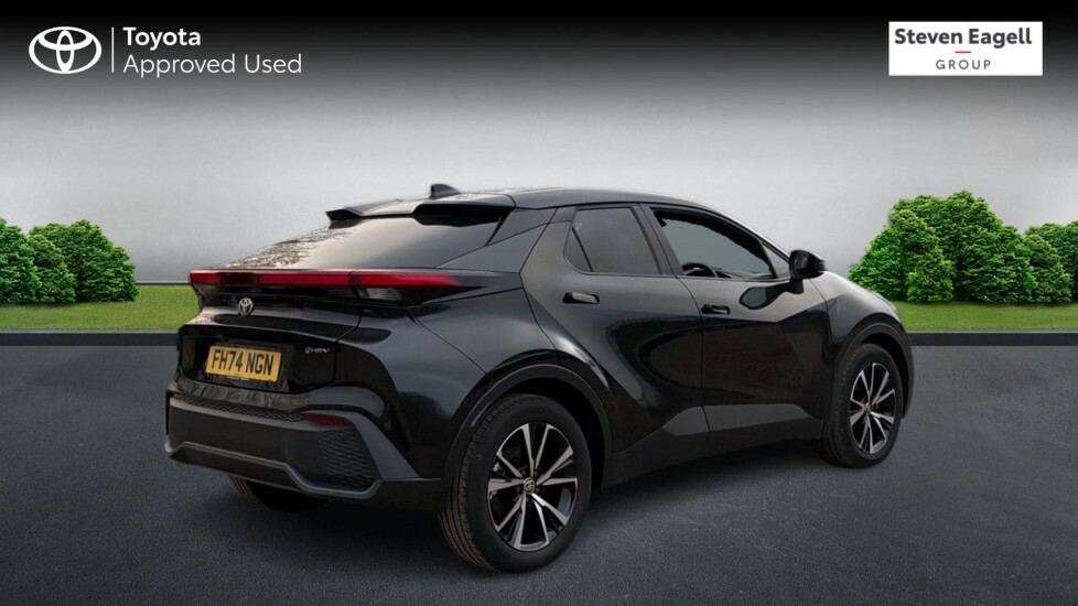 Toyota C-Hr 1.8 Vvt-h Design Cvt Euro 6 Ss FH74NGN Black #2