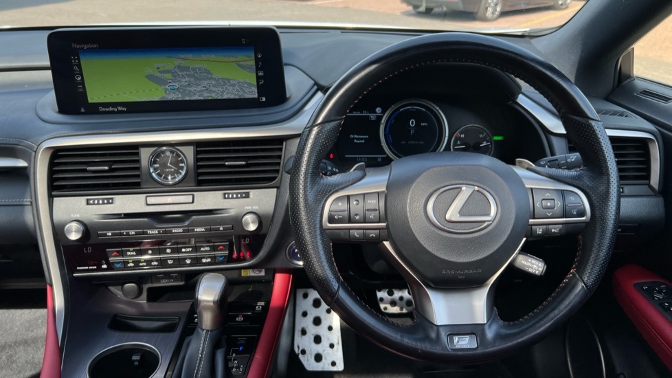 Lexus RX 450H 3.5 F-sport Cvt Takumi Pack With Pan Roof White #8