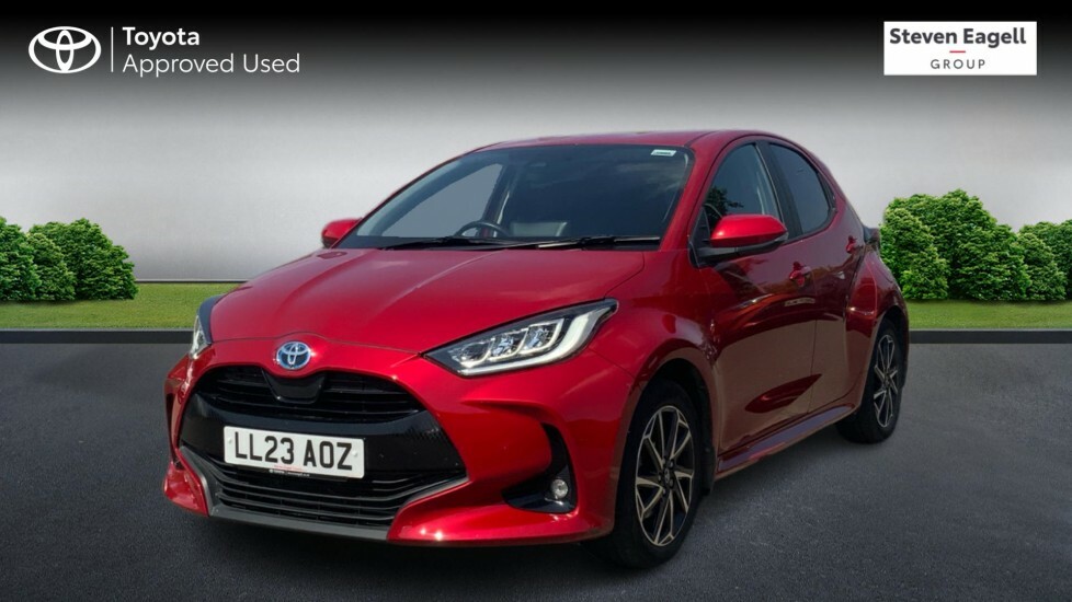 Toyota Yaris 1.5 Vvt-h Design Hatchback Hybrid E-cvt Red #3