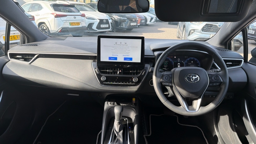 Toyota Corolla 2.0 Vvt-h Icon Hatchback Hybrid Cvt Eur Black #6