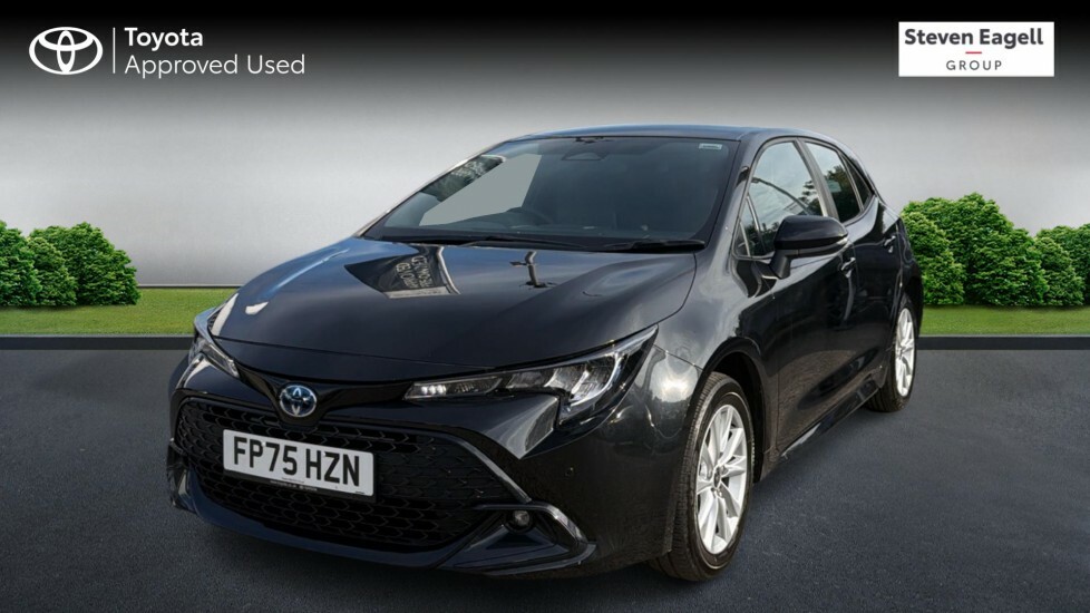 Toyota Corolla 2.0 Vvt-h Icon Hatchback Hybrid Cvt Eur Black #3
