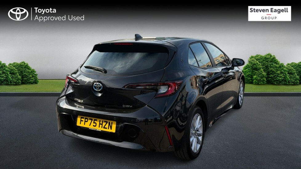 Toyota Corolla 2.0 Vvt-h Icon Hatchback Hybrid Cvt Eur Black #2