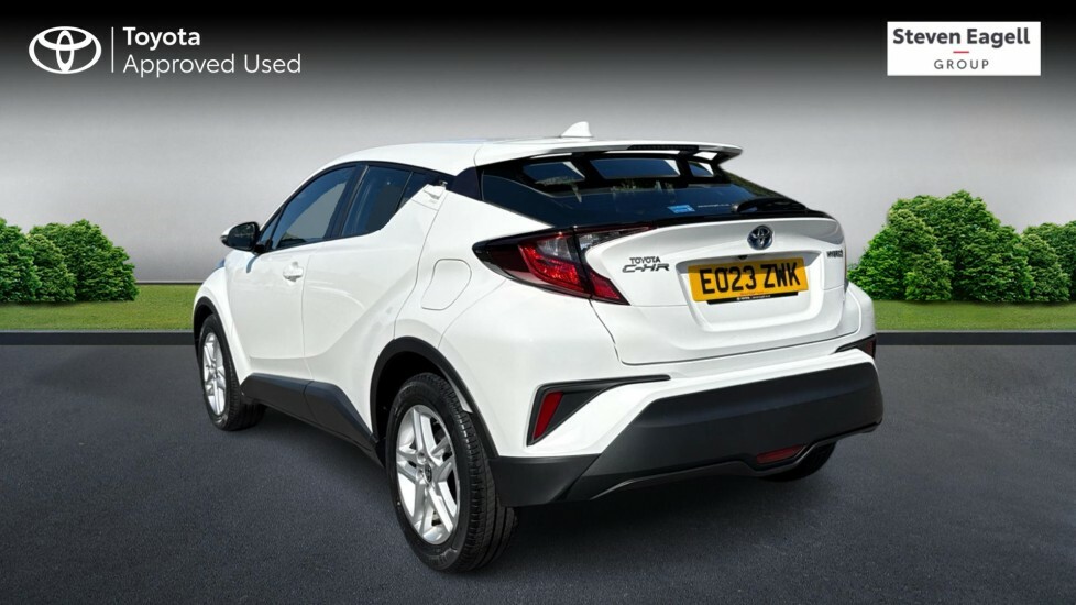 Toyota C-Hr 1.8 Vvt-h Icon Cvt Euro 6 Ss White #4