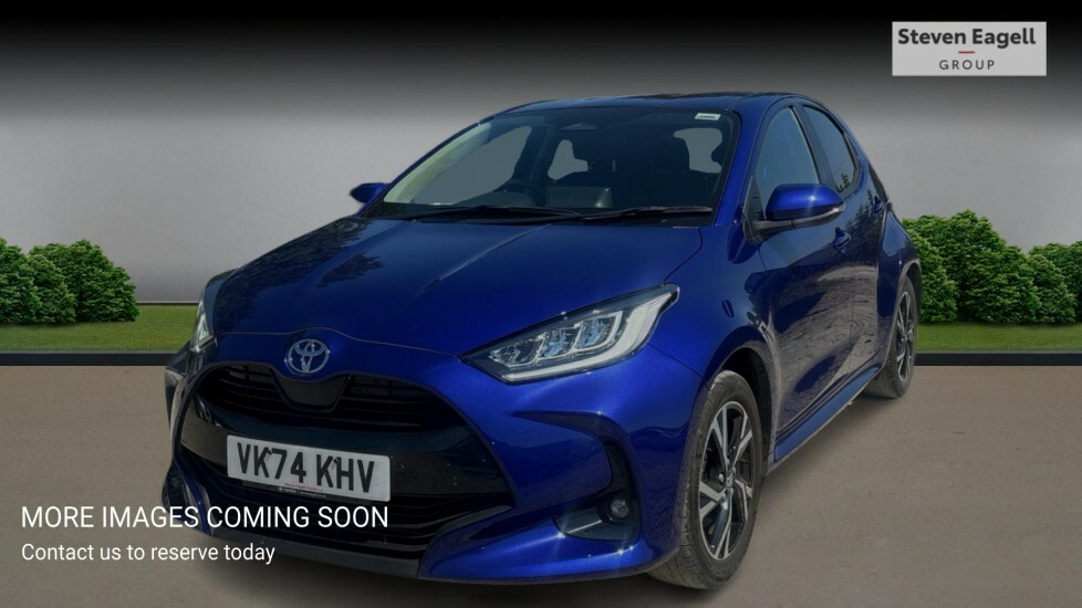 Toyota Yaris 1.5 Vvt-h Design E-cvt Euro 6 Ss VK74KHV Blue #3