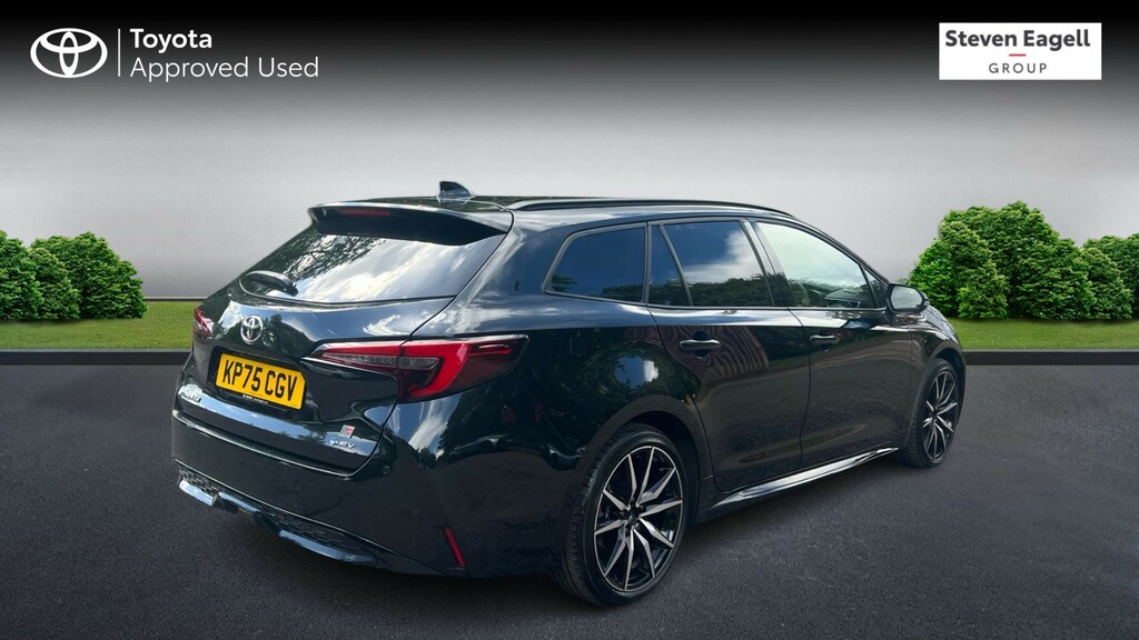 Toyota Corolla 2.0 Vvt-h Gr Sport Touring Sports Cvt Euro 6 Ss Black #2