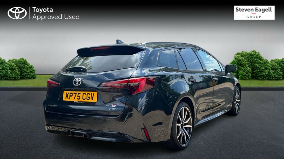 Toyota Corolla 2.0 Vvt-h Gr Sport Touring Sports Cvt Euro 6 Ss KP75CGV Black #2