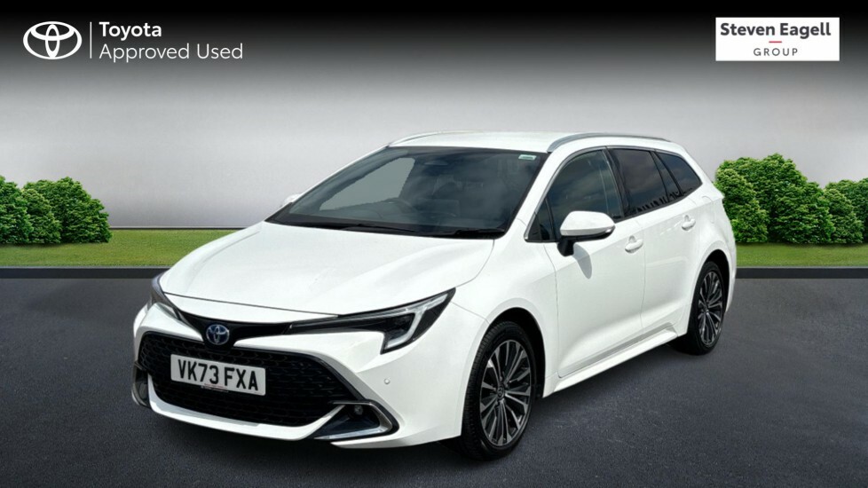 Toyota Corolla 1.8 Vvt-h Design Touring Sports Cvt Euro 6 Ss 5 White #3