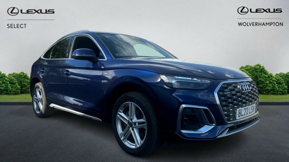 Audi Q5 2.0 Tdi 40 S Line Sportback S Tronic Quattro Euro Blue