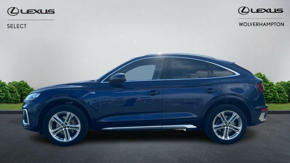 Audi Q5 2.0 Tdi 40 S Line Sportback S Tronic Quattro Euro Blue #3