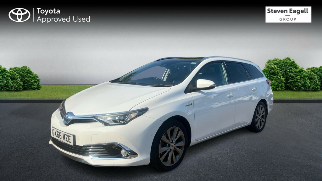 Toyota Auris 1.8 Vvt-h Excel Touring Sports Hybrid C White #3