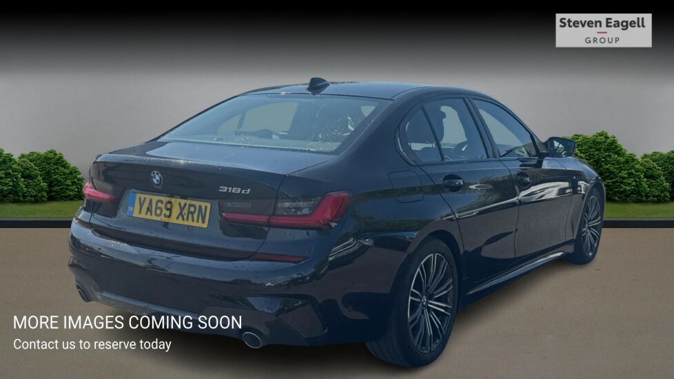BMW 3 Series 2.0 318D M Sport Euro 6 Ss Black #4