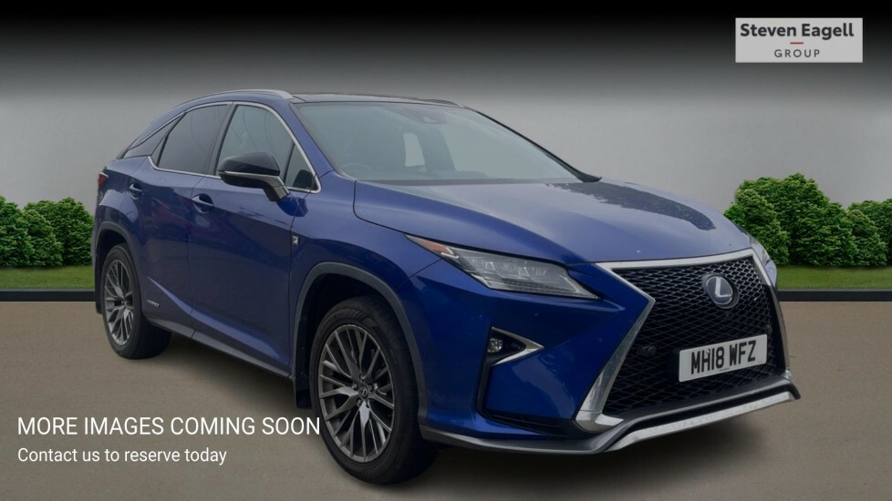 Lexus RX 3.5 450H V6 F Sport Suv Hybrid Cvt 4Wd Blue