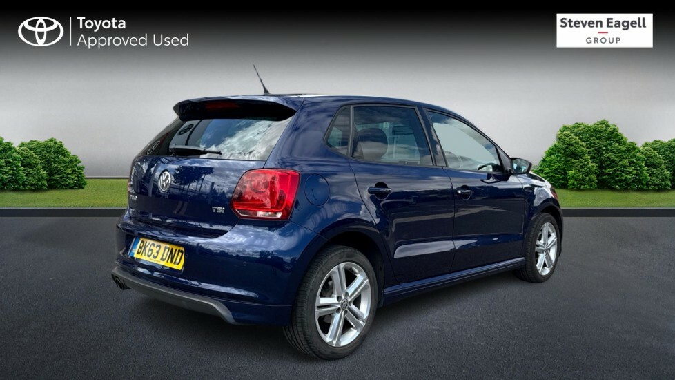 Volkswagen Polo 1.2 Tsi R-line Euro 5 BK63DND Blue #2