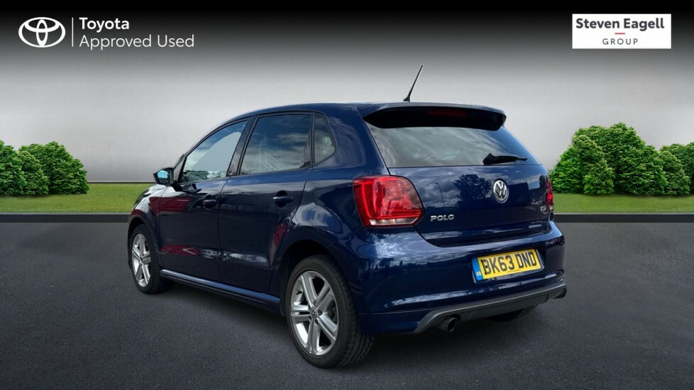 Volkswagen Polo 1.2 Tsi R-line Euro 5 BK63DND Blue #4