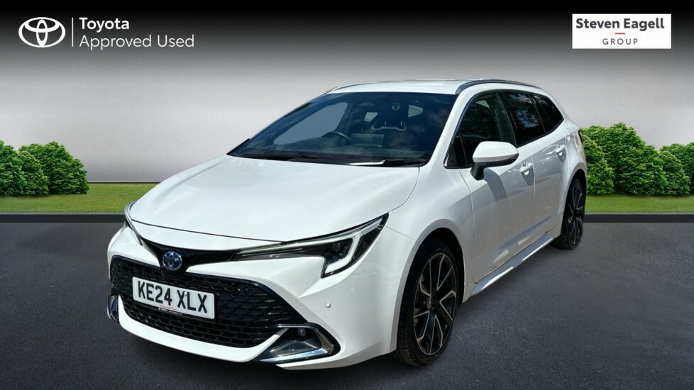 Toyota Corolla 1.8 Vvt-h Excel Touring Sports Cvt Euro 6 Ss White #3