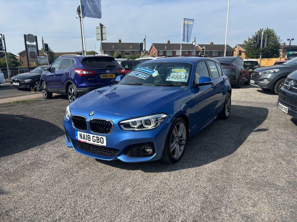 BMW 1 Series 2.0 118D M Sport Euro 6 S S NA18GBO Blue #3