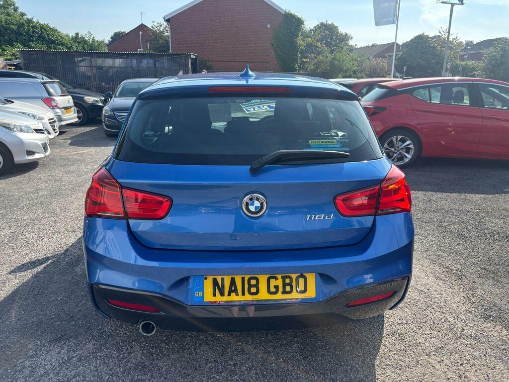 BMW 1 Series 2.0 118D M Sport Euro 6 S S NA18GBO Blue #5
