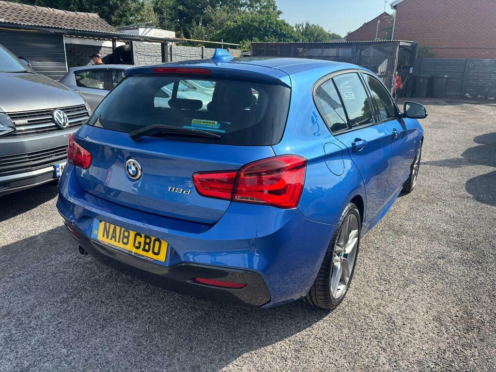BMW 1 Series 2.0 118D M Sport Euro 6 S S NA18GBO Blue #6