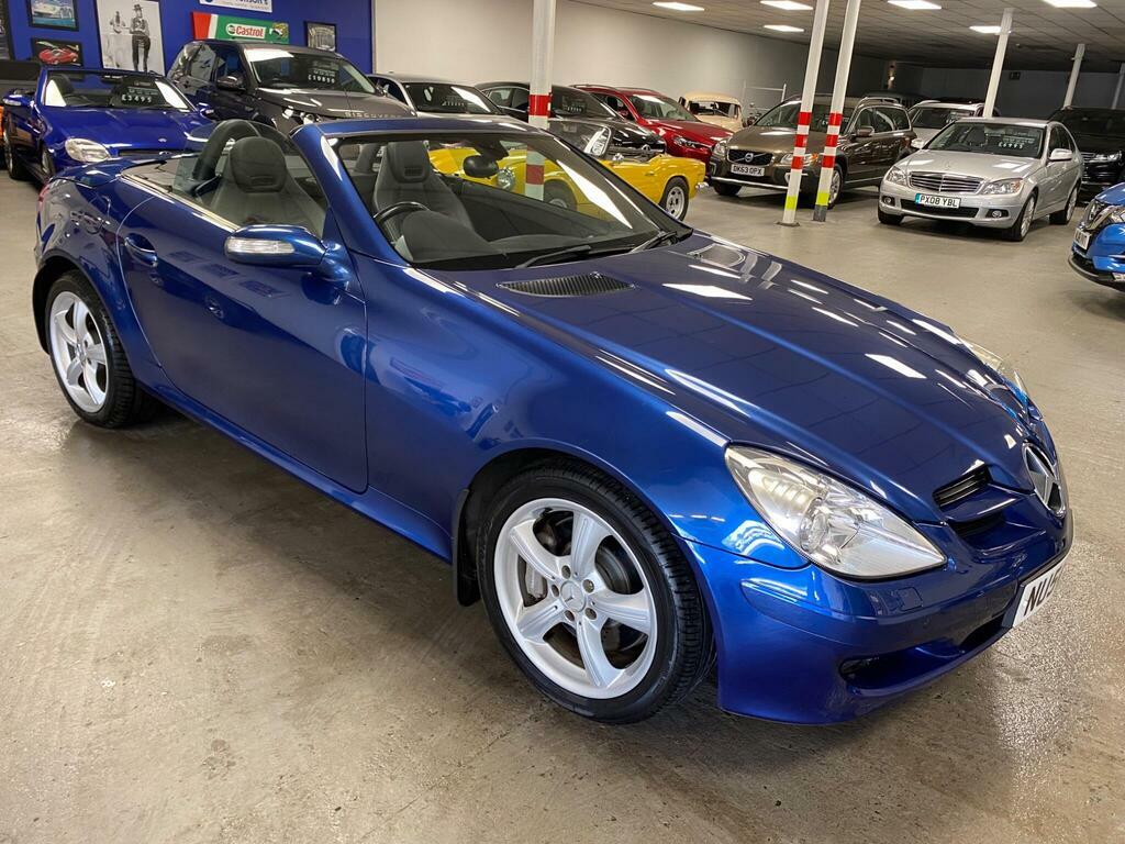 Mercedes-Benz SLK Convertible 1.8 Slk200k Tiptronic Euro 5 2004 Blue #40