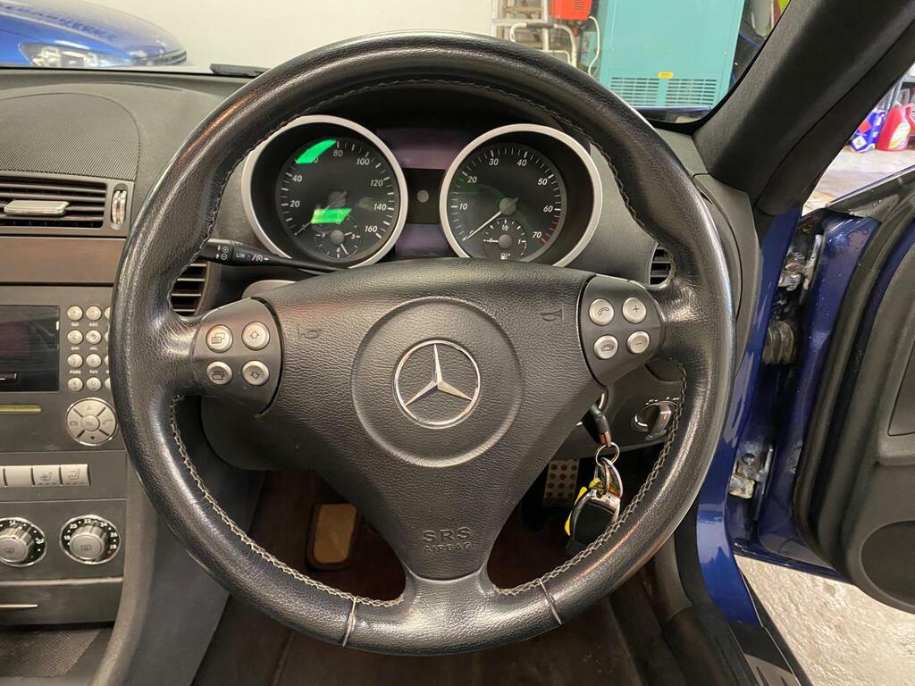 Mercedes-Benz SLK Convertible 1.8 Slk200k Tiptronic Euro 5 2004 Blue #26