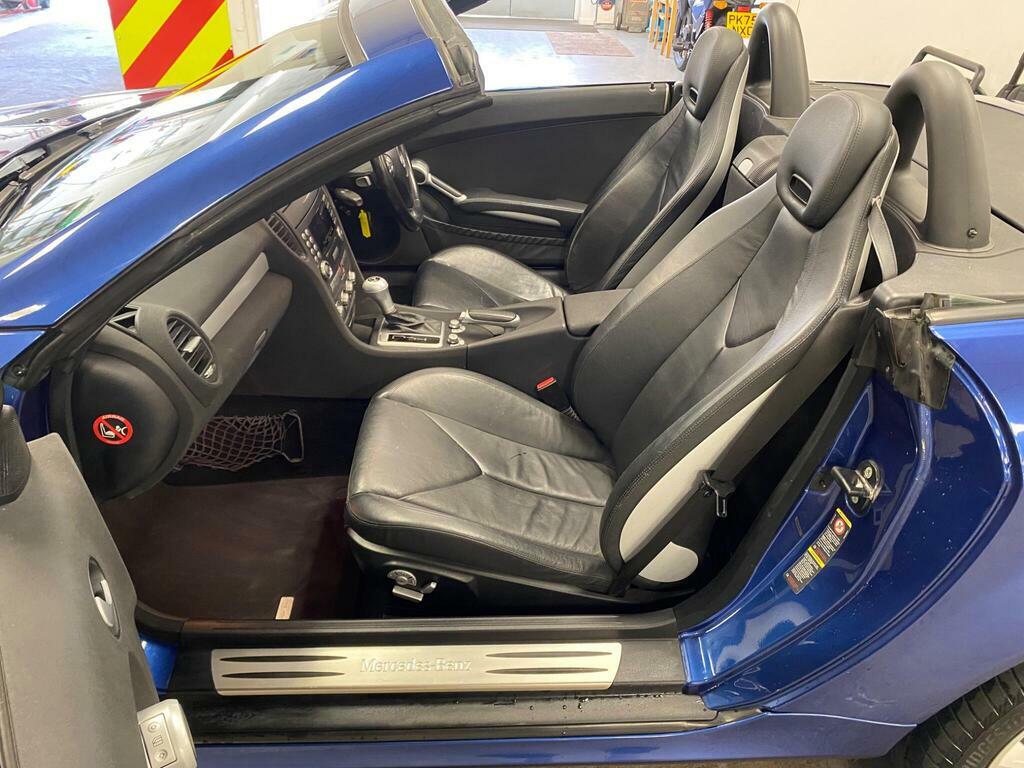 Mercedes-Benz SLK Convertible 1.8 Slk200k Tiptronic Euro 5 2004 Blue #35