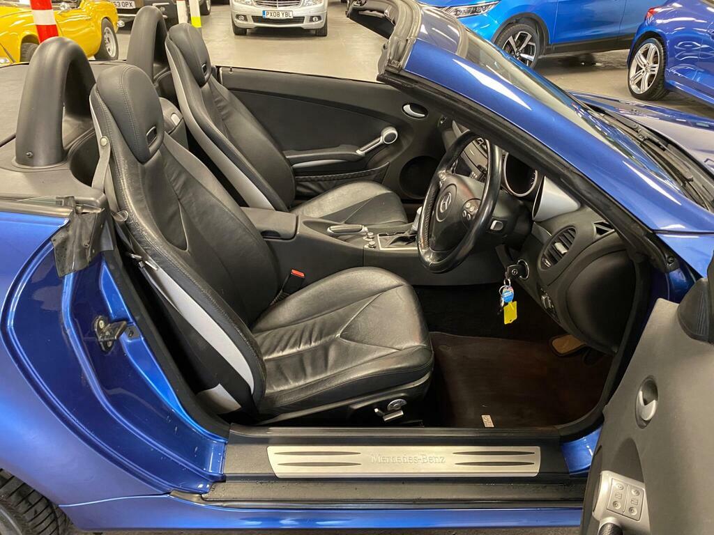 Mercedes-Benz SLK 3.5 Slk350 Blue #4