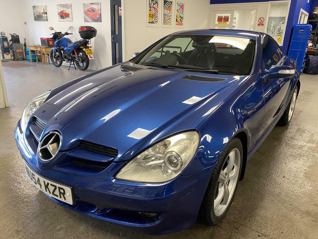 Mercedes-Benz SLK 3.5 Slk350 Blue #5