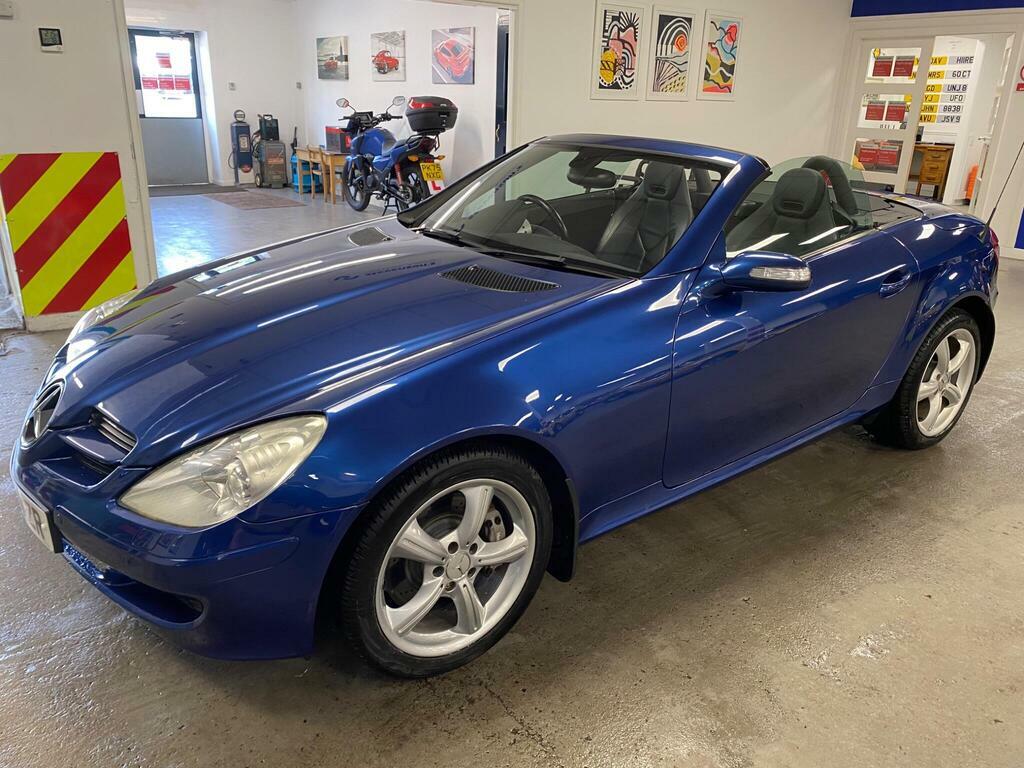 Mercedes-Benz SLK Convertible 1.8 Slk200k Tiptronic Euro 5 2004 Blue #42