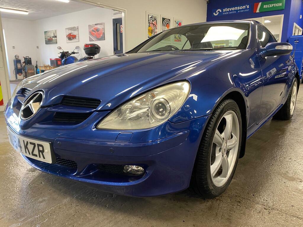 Mercedes-Benz SLK Convertible 1.8 Slk200k Tiptronic Euro 5 2004 Blue #16