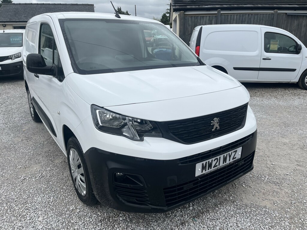 Peugeot Partner Panel Van 1.5 Bluehdi 1000 Professional 202121 MW21WYZ White #5