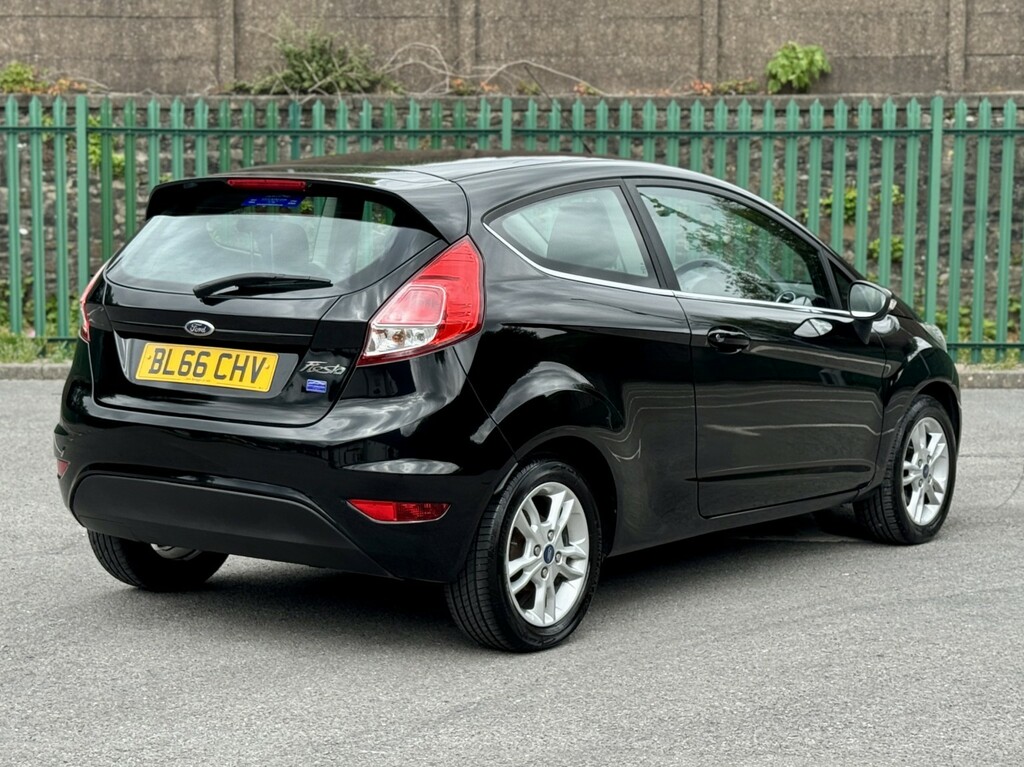 Ford Fiesta Hatchback 1.25 Zetec 201666 Black #4