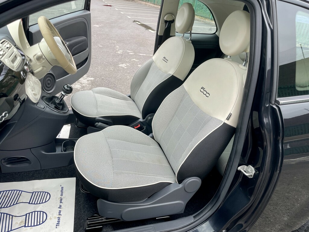 Fiat 500 1.2 Lounge Hatchback White #12