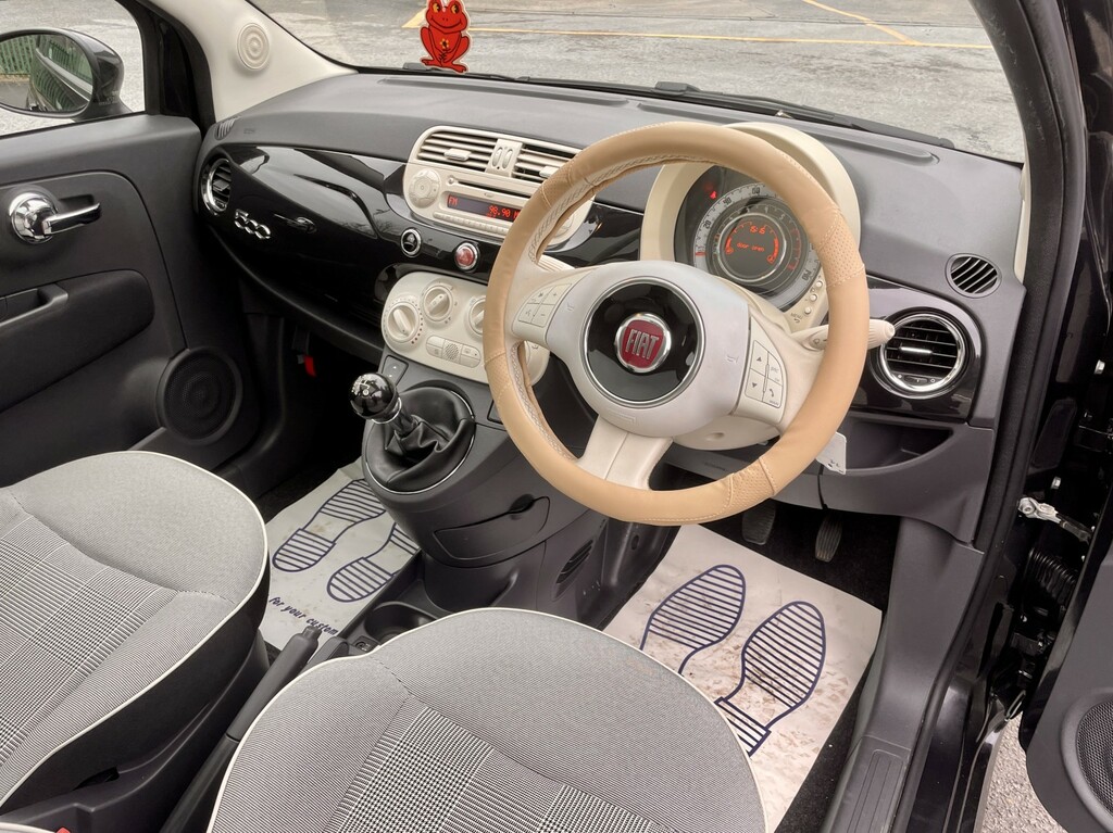 Fiat 500 1.2 500 1.2 69Hp Lounge Black #5