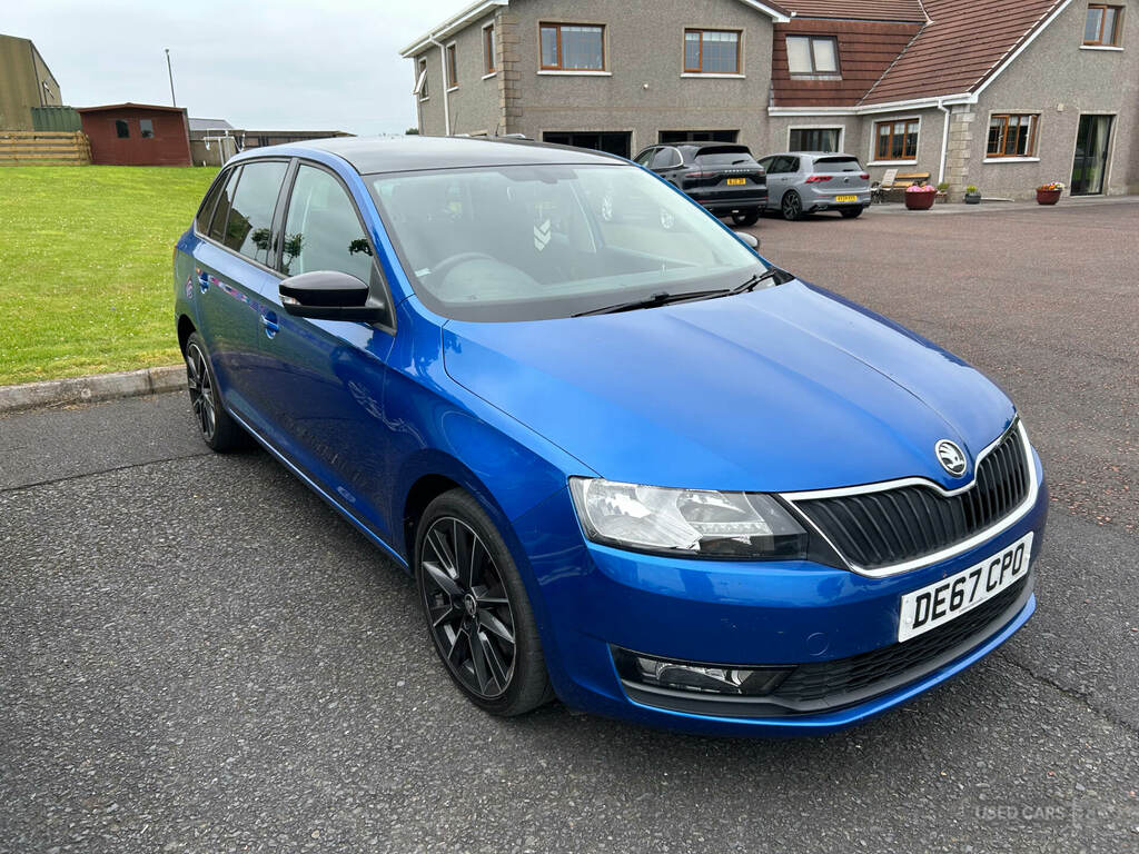 Skoda Rapid 1.0 Tsi 110 Se Sport Blue #4