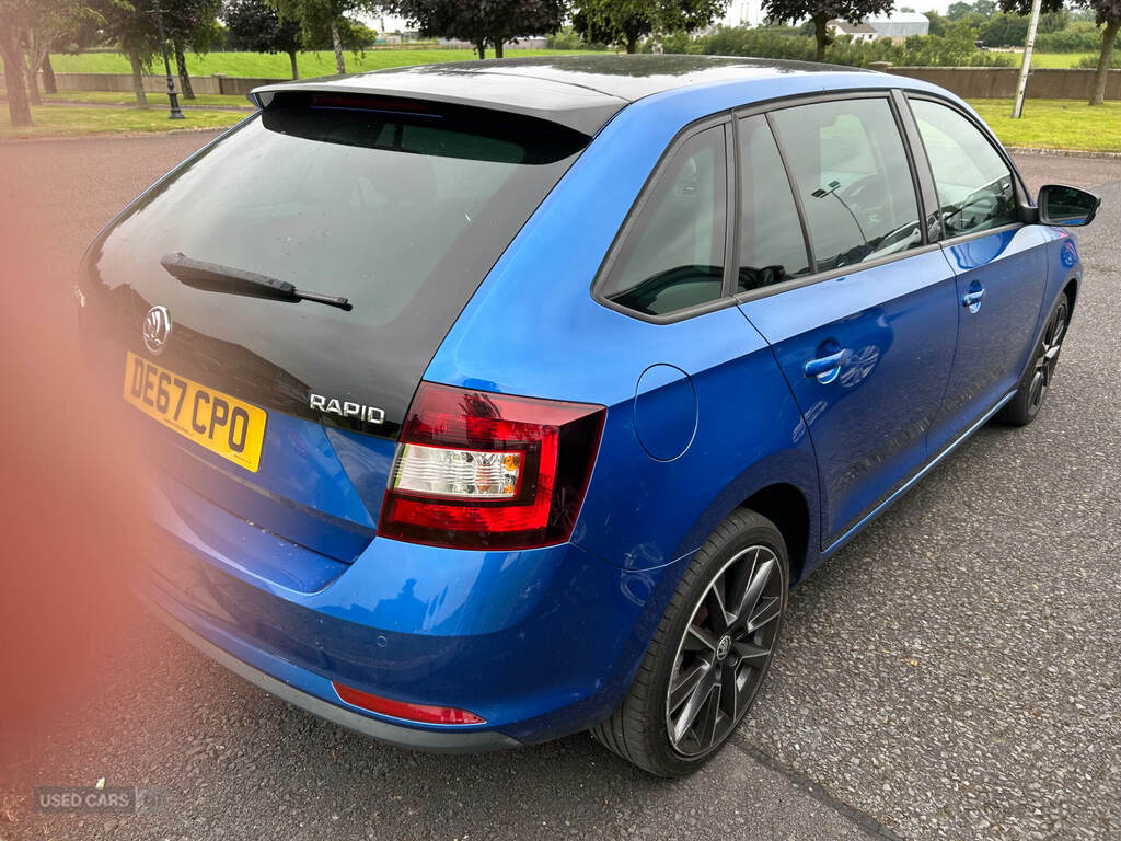 Skoda Rapid 1.0 Tsi 110 Se Sport Blue #3