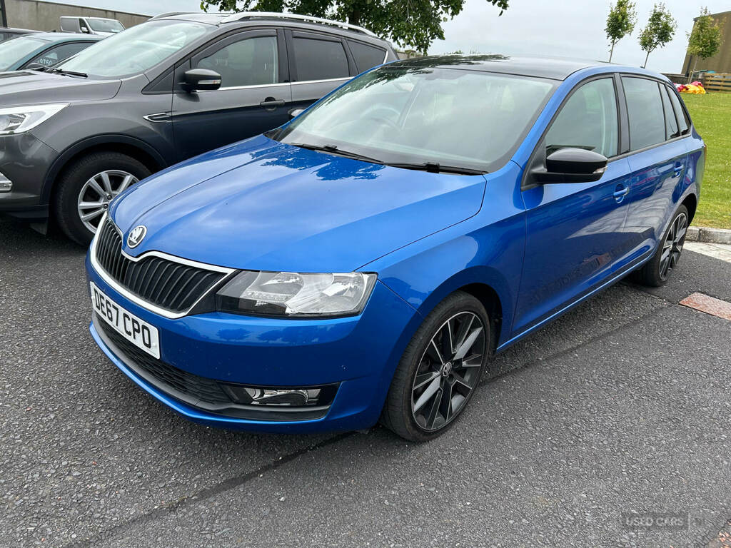Skoda Rapid 1.0 Tsi 110 Se Sport Blue #5