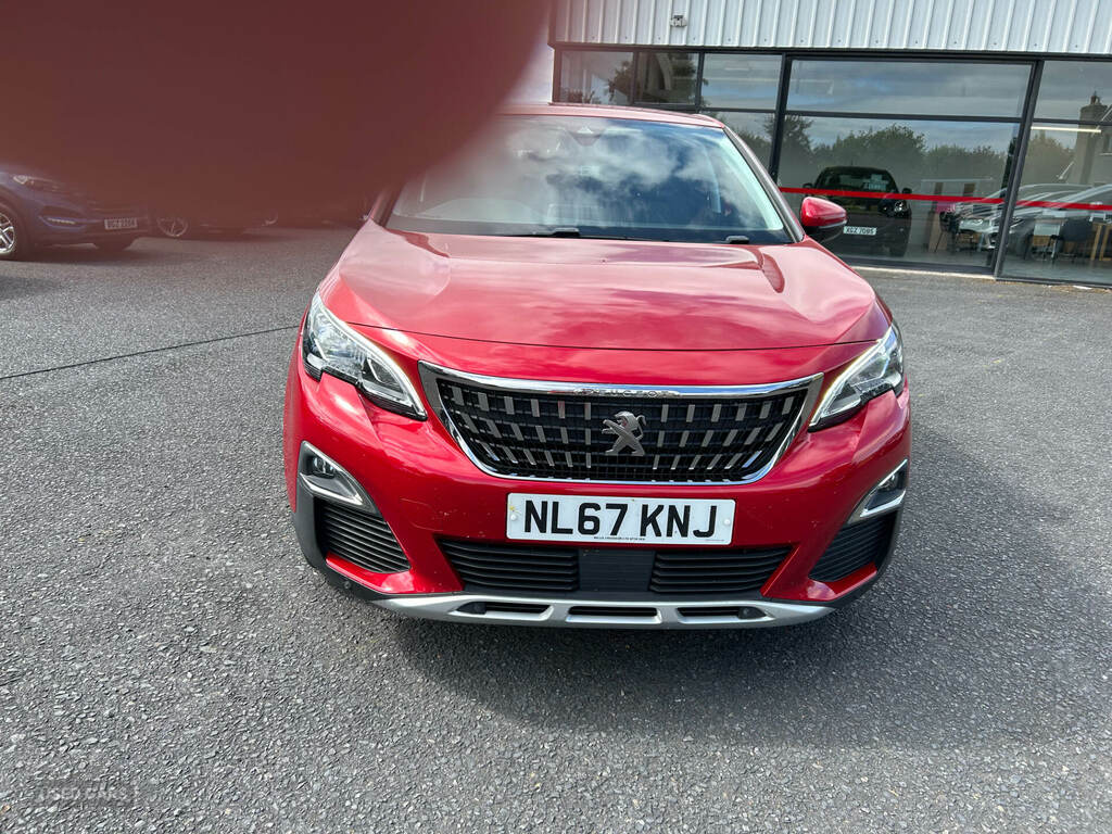 Peugeot 3008 1.6 Bluehdi 120 Allure Eat6 NL67KNJ Red #2