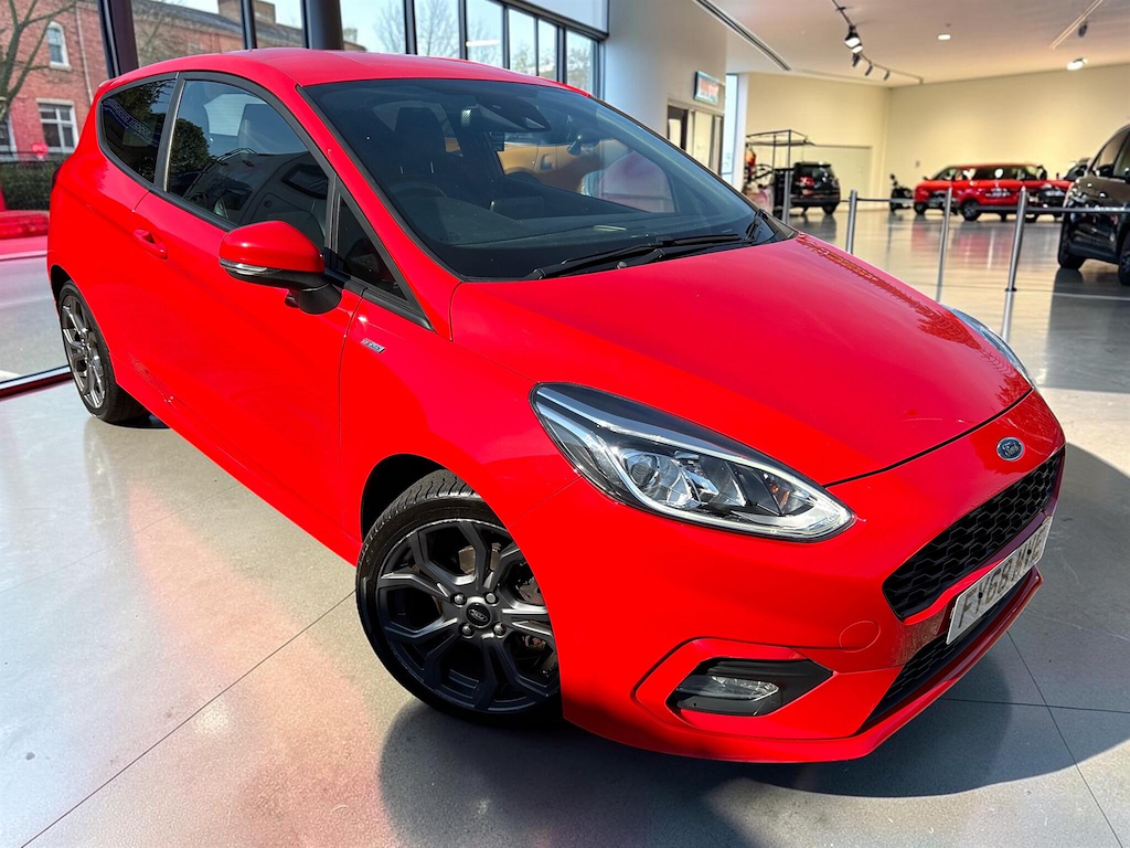 Ford Fiesta 1.0T Ecoboost St-line X Euro 6 Ss Red