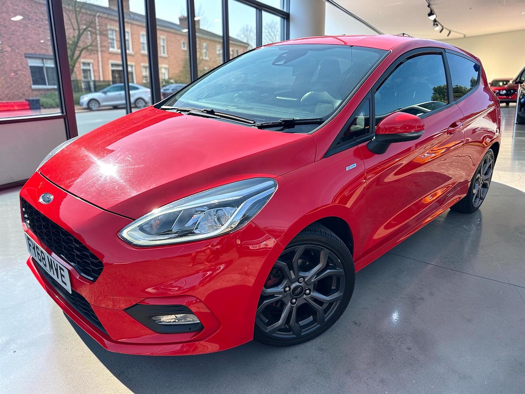 Ford Fiesta 1.0T Ecoboost St-line X Euro 6 Ss Red #3