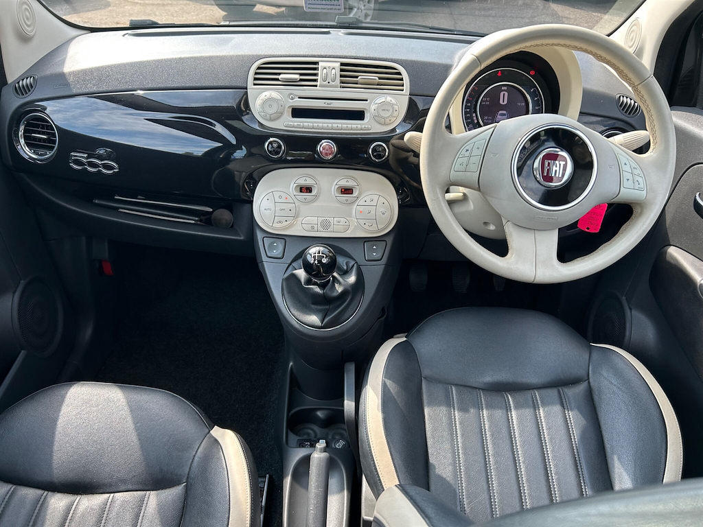 Fiat 500 1.2 Lounge Hatchback White #17