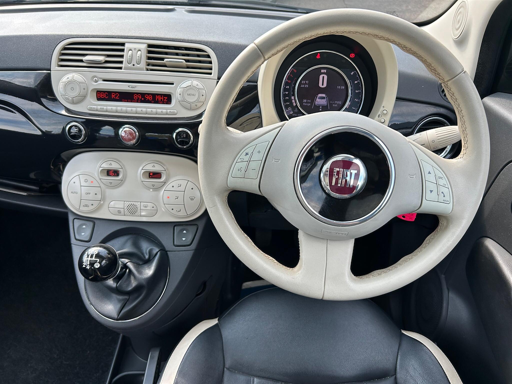 Fiat 500 1.2 Lounge Hatchback White #25