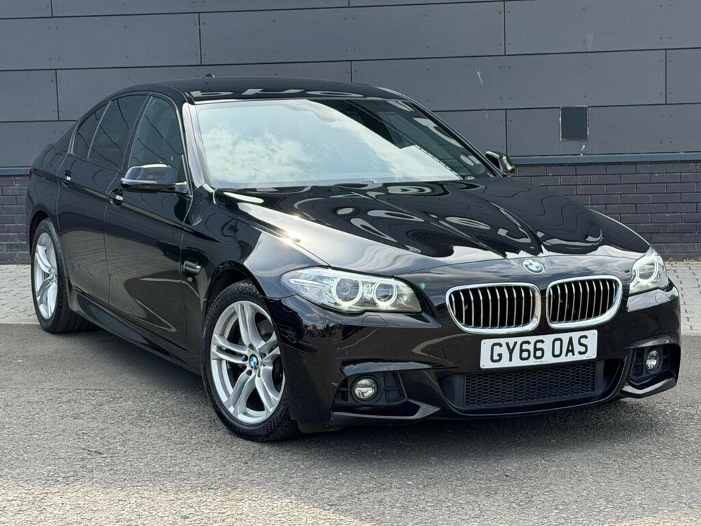 BMW 5 Series 2.0 520D M Sport Euro 6 Ss Black #3