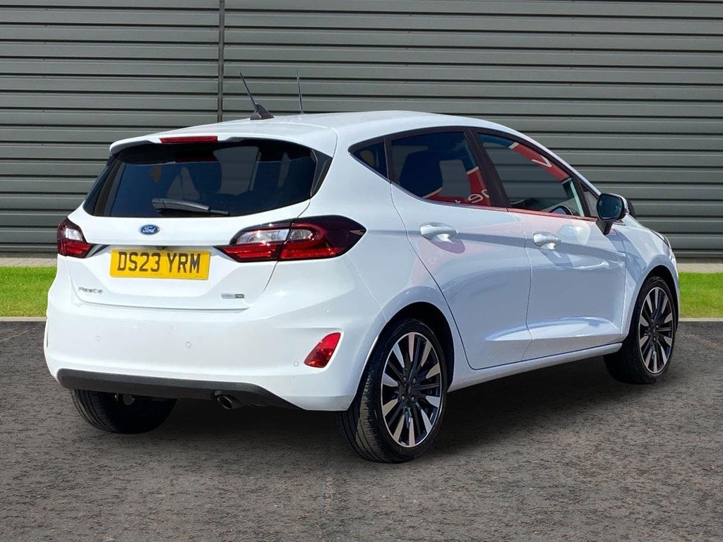 Ford Fiesta 1.0T Ecoboost Mhev Titanium X Hatchback DS23YRM White #3