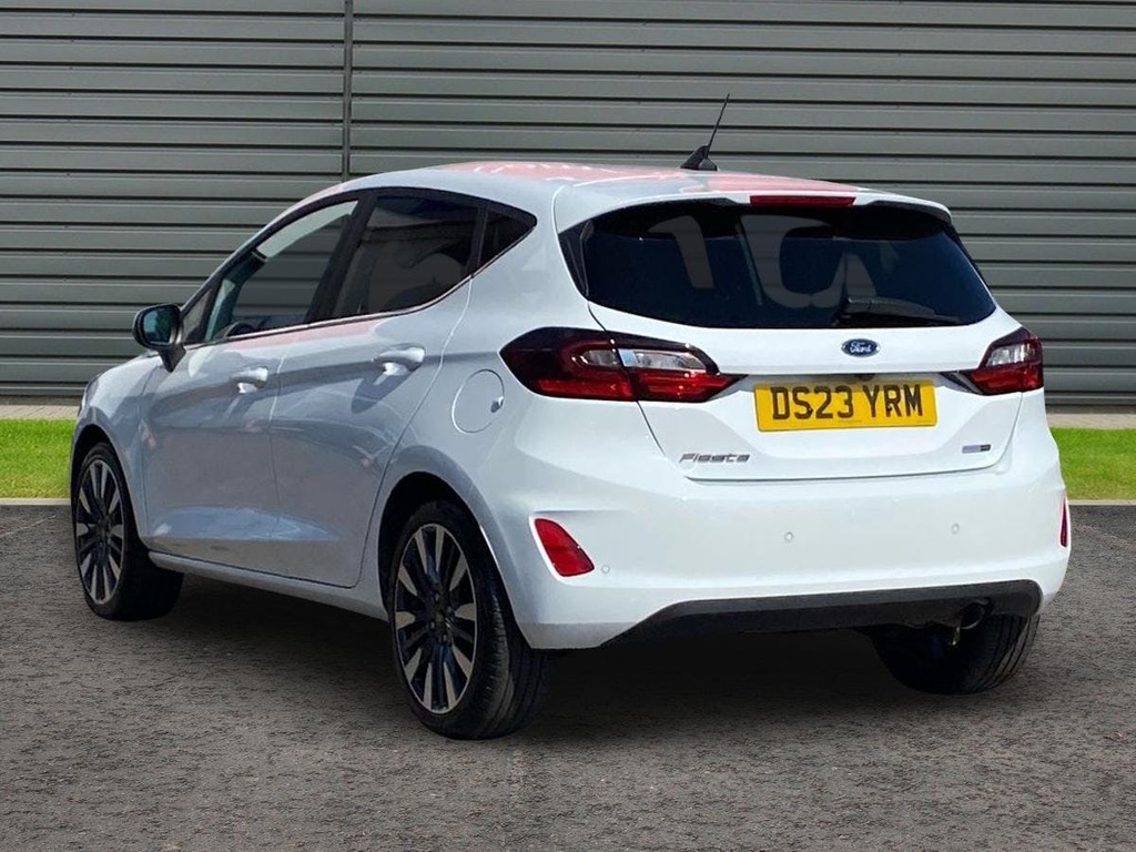 Ford Fiesta 1.0T Ecoboost Mhev Titanium X Hatchback DS23YRM White #5