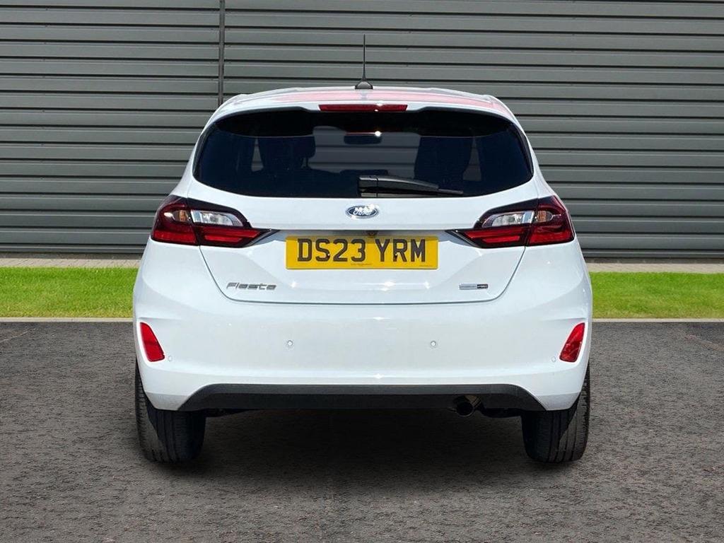 Ford Fiesta 1.0T Ecoboost Mhev Titanium X Hatchback DS23YRM White #4