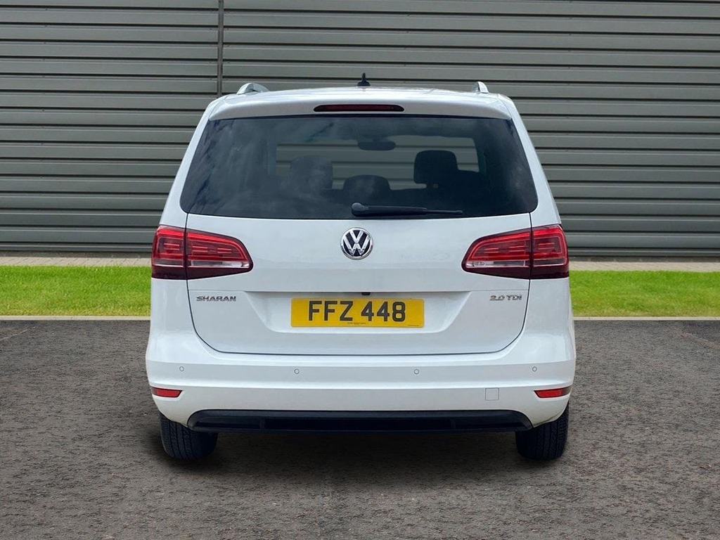 Volkswagen Sharan 2.0 Tdi Se Nav Mpv Dsg White #4